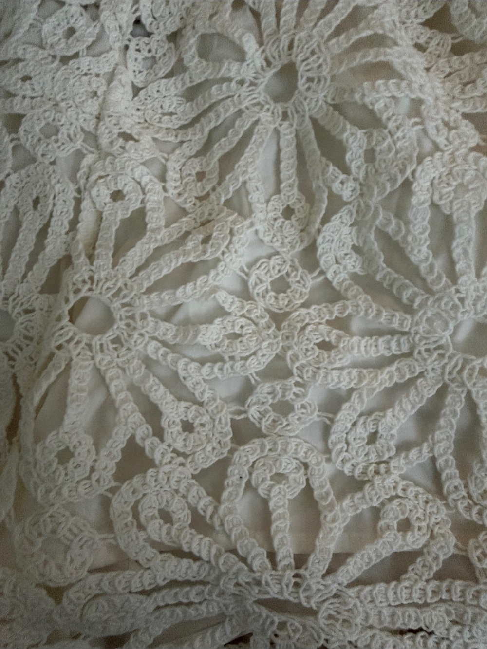 Aqua White Crochet Floral Lace Shorts - Picture 3 of 5